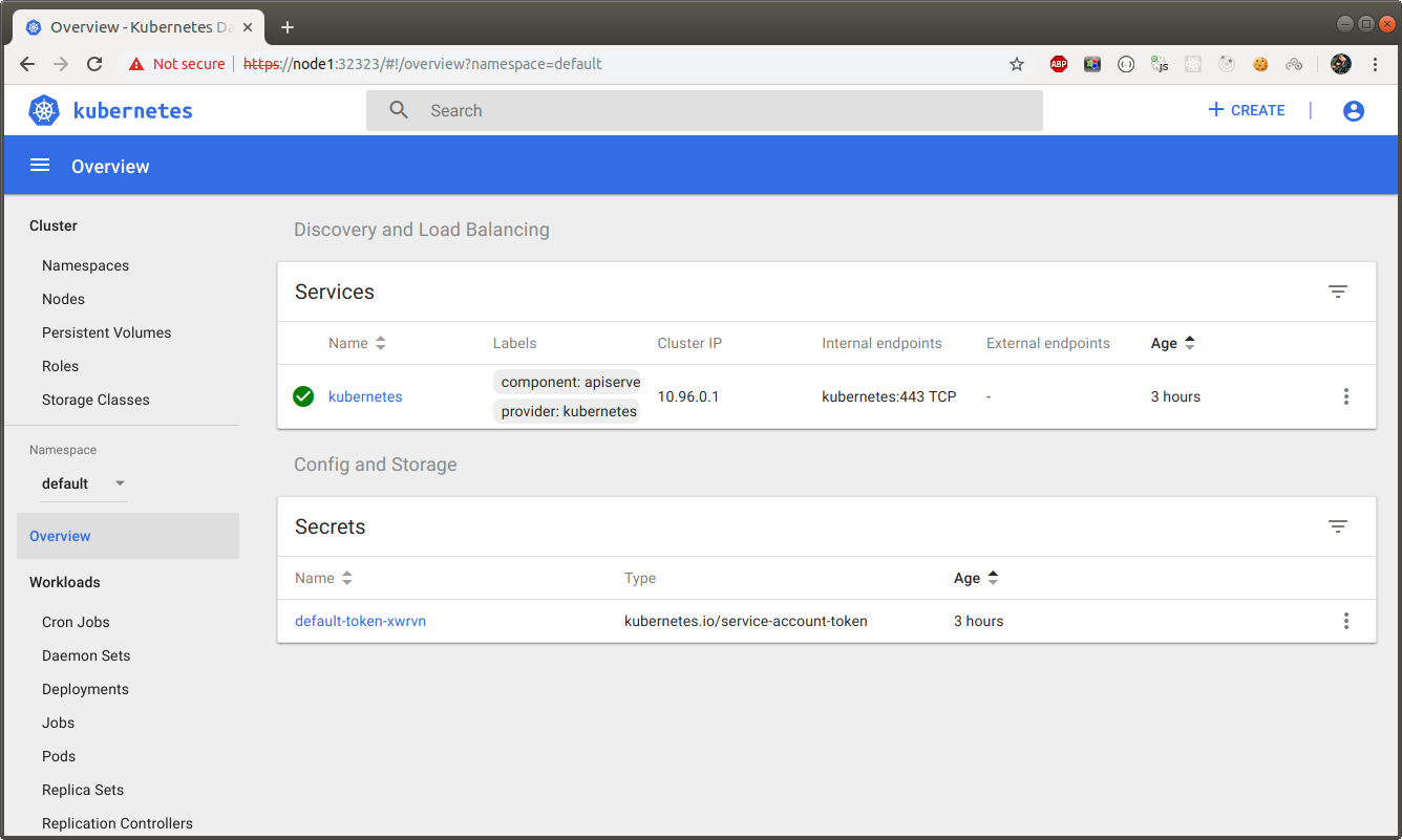 kubernetes Dashboard 02