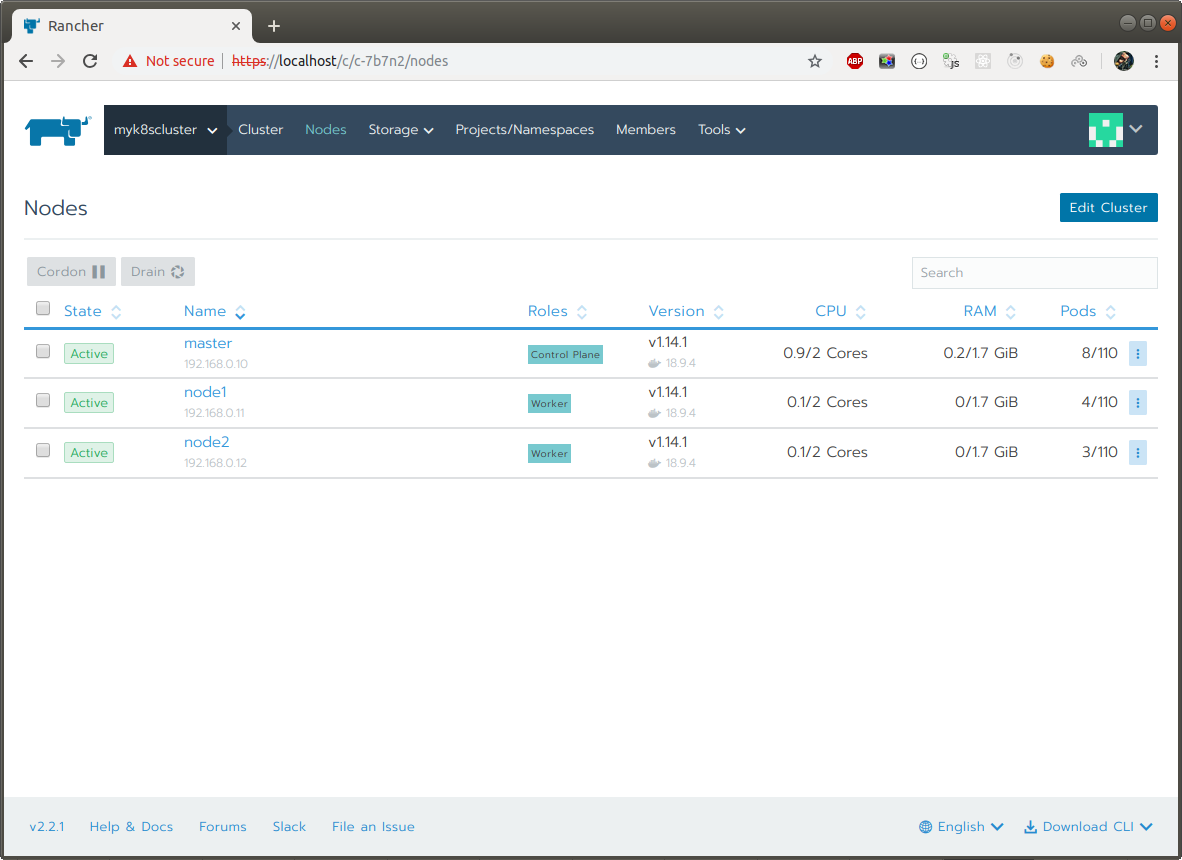 kubernetes GUI Rancher